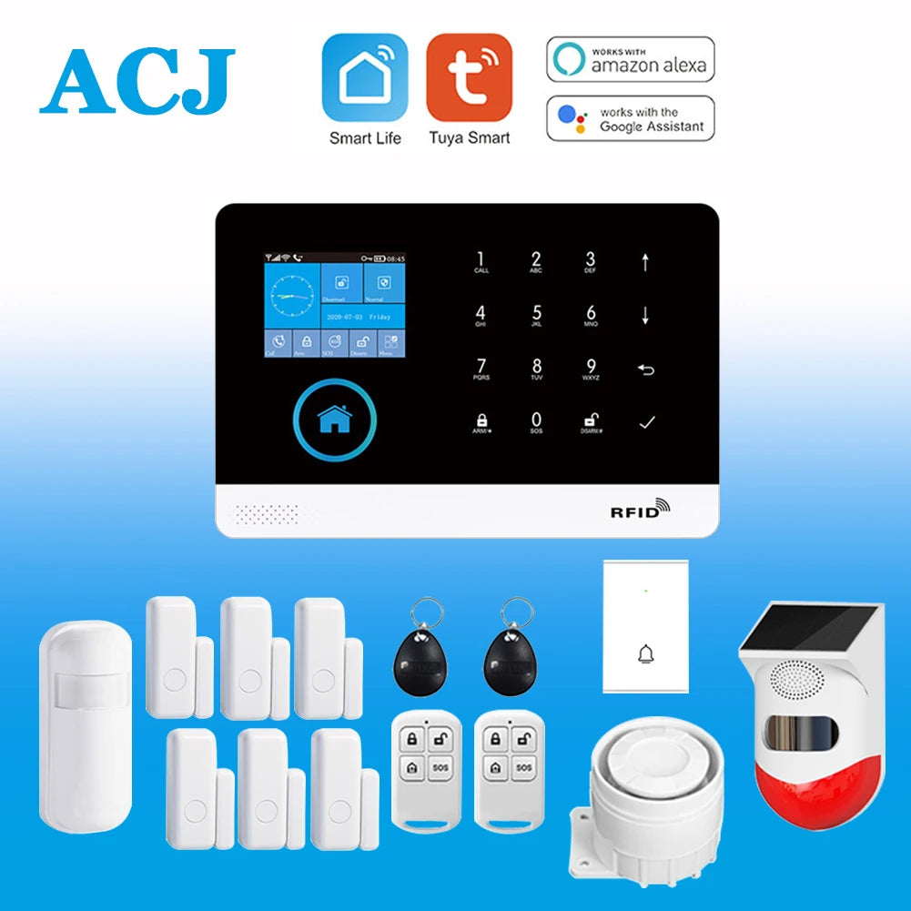 Home Alarm Systems with Motion Cameras,Smart House App Control
