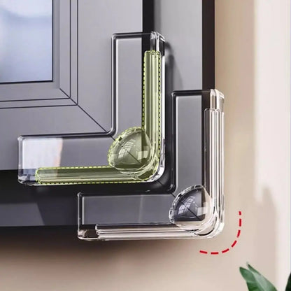 4Pcs Table & Furniture Cabinet Corner Guards, High-Elasticity and Transparent