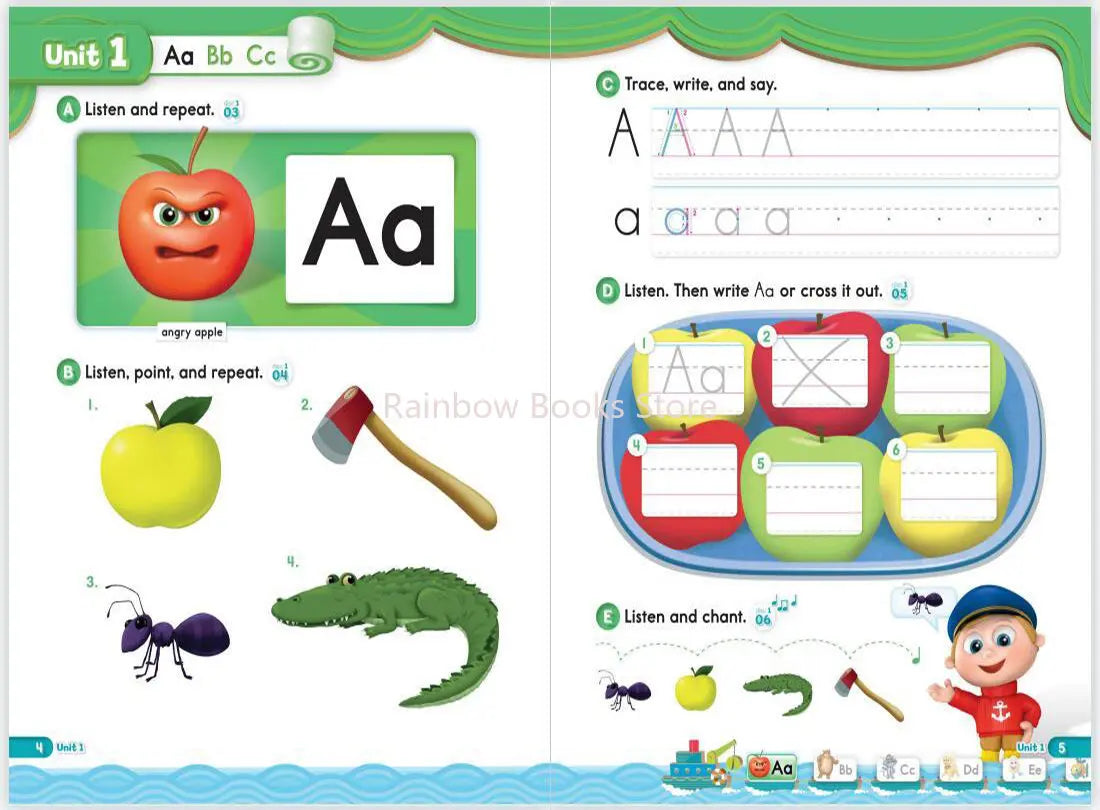 Read & Write English: Children Teaching Learning Book(Level 1-4), Spelling Textbook Oxford Phonics