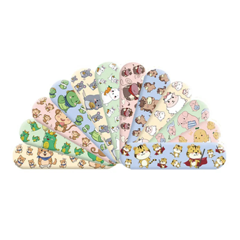 Band Aids: Cartoon Animals (120 pcs)