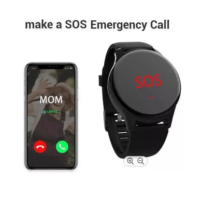 MRtrack Telecare Pendant Alarm elderly Alzheimer SOS Safety Watch Fall Alert Wrist Worn Emergency Alarm