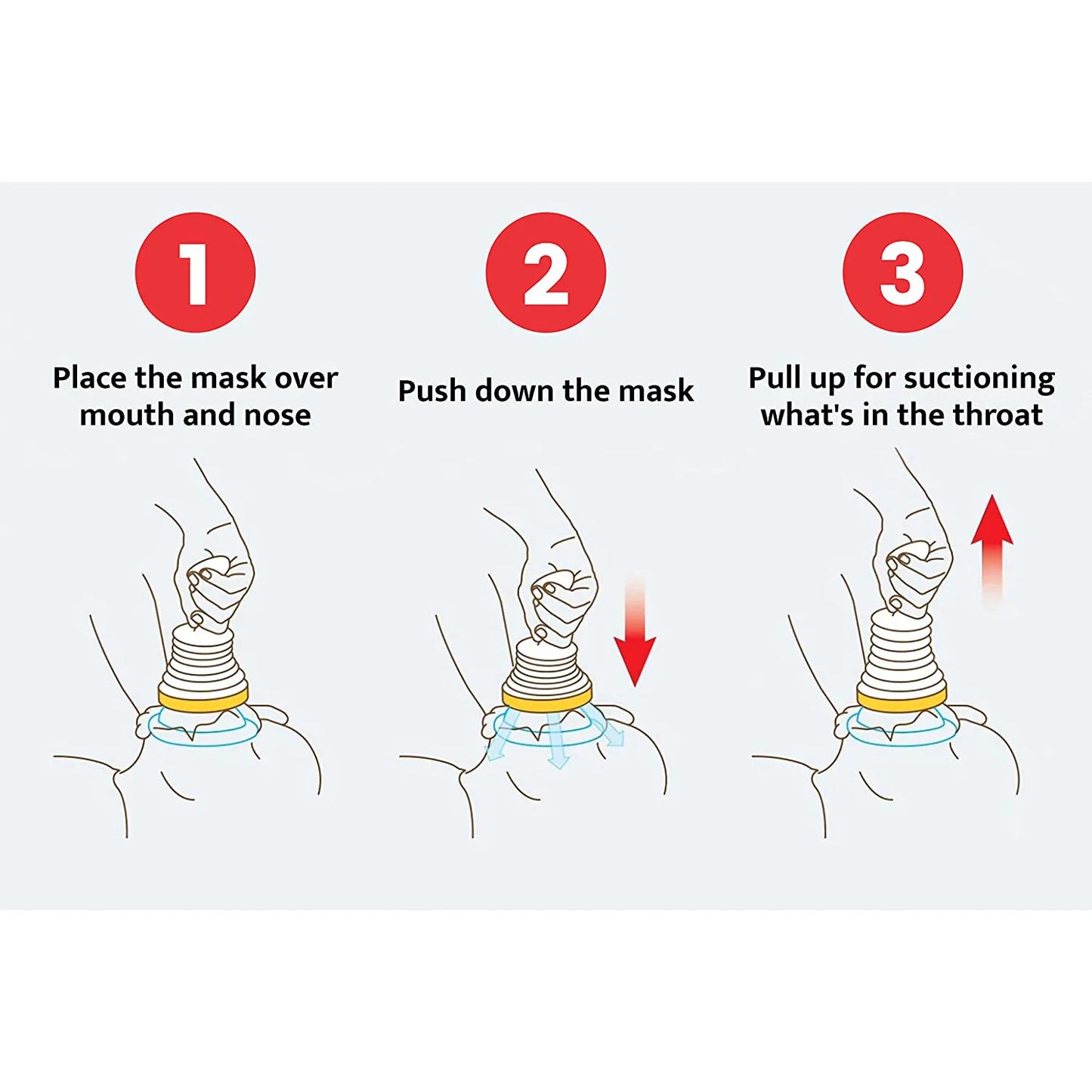 4PCS First Aid Anti Suffocation Choking Emergency Device