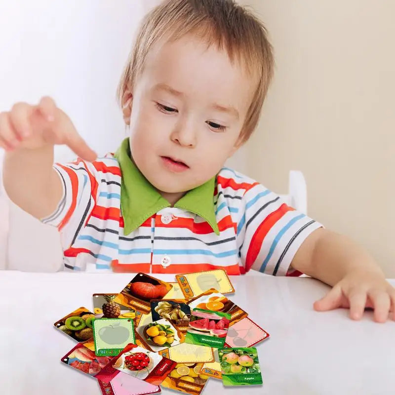 Alphabet & Numbers: Preschool Food & Alphabet Flash Cards for Babies (45 Multipurpose cards)