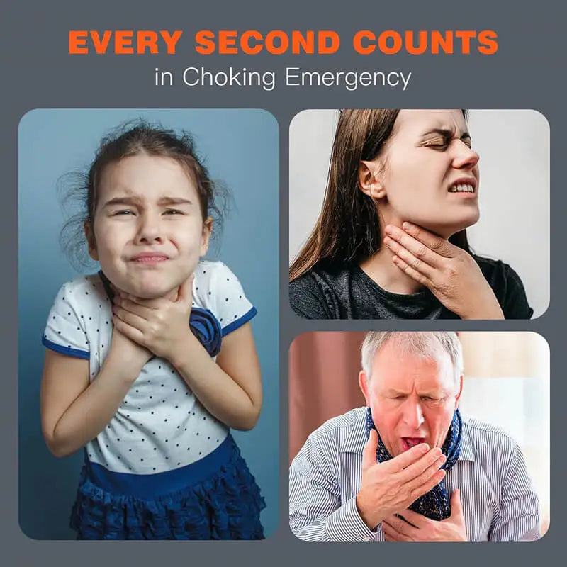 Anti-Choking Device(Deluxe): Automatic Rescue Device for Kids/Adults & Portable Strong Suction Emergency Kit