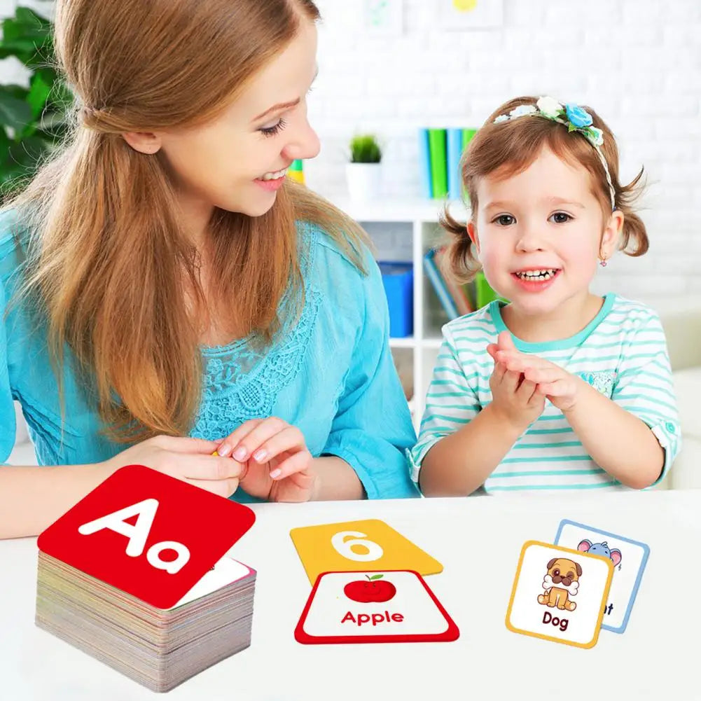 Alphabet & Numbers: Kids Flash Cards for Preschool. Learn the Alphabet, English Words, Shapes, Colors, and Numbers