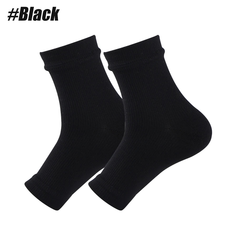 Breathable Neuropathy Socks for Men Women, Soothe Compression Sock for Neuropathy Pain,Ankle Brace, Plantar Fasciitis Relief, 1P