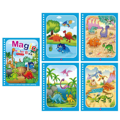 Motor Skills: Magic Water Painting/Reusable Children Activity books