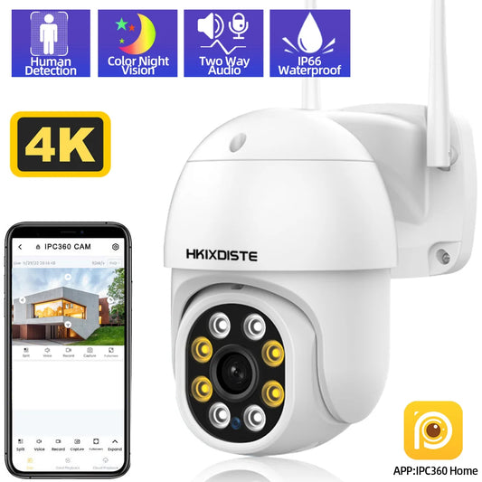 Outdoor Wifi Color Surveillance Camera (360*) with  Auto Tracking