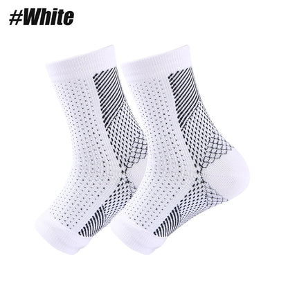 Breathable Neuropathy Socks for Men Women, Soothe Compression Sock for Neuropathy Pain,Ankle Brace, Plantar Fasciitis Relief, 1P