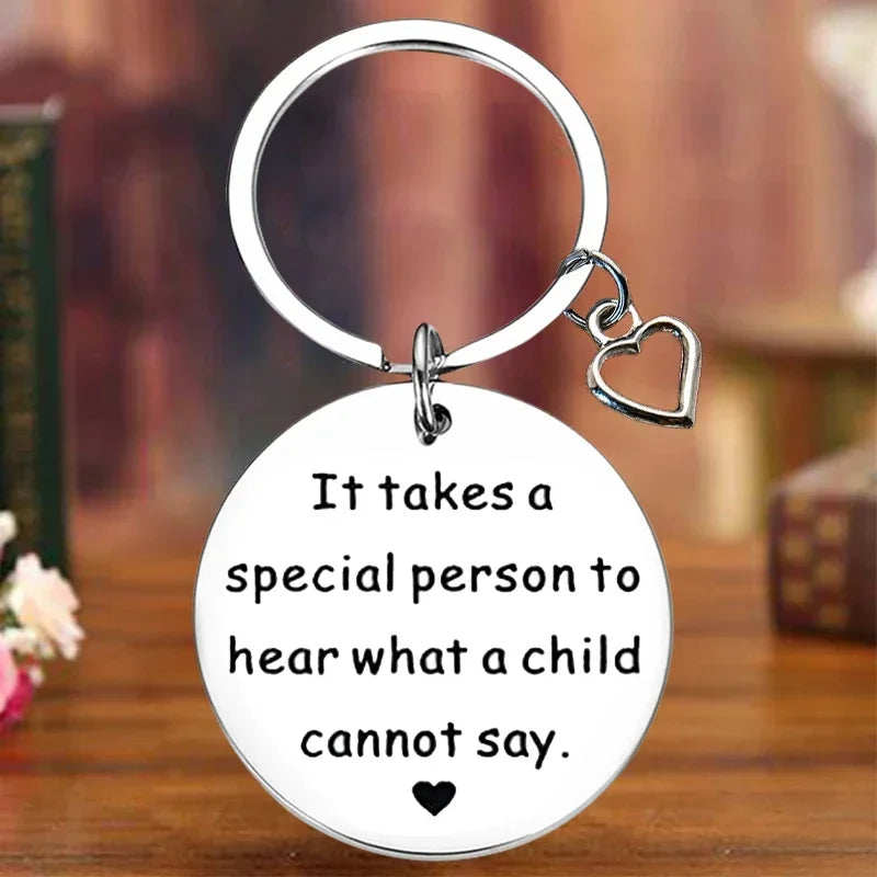Awareness: Metal Autism Awareness Appreciation Gift Keychain