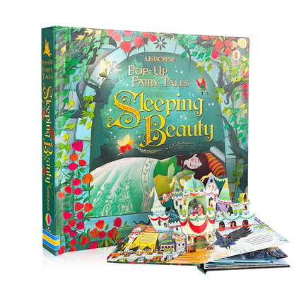 Bedtime 3D Picture Pop-Up Story Coloring Books for Children Learning English