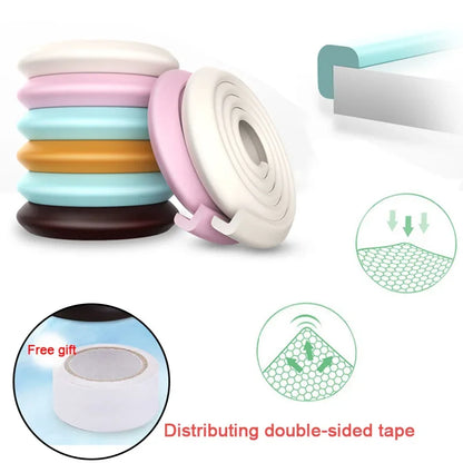 Child Safety: Anti-collision, Edge Safety Corner Guards Strips(2M Thick) for Children