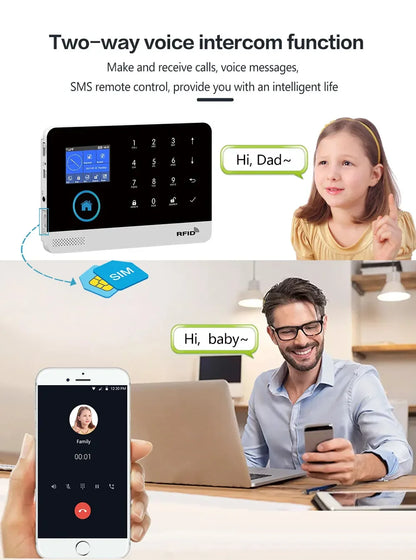 Home Alarm Systems, a 4G Intelligent Wireless Security Device