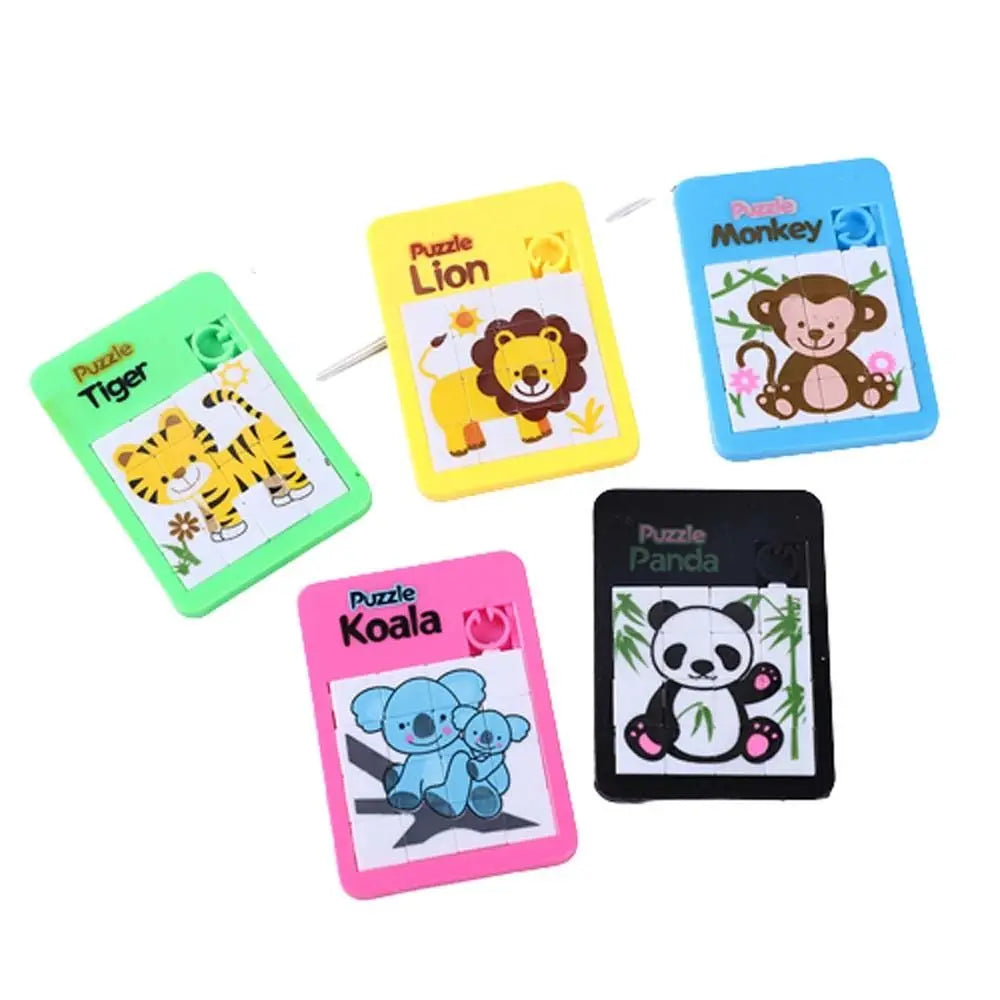 Motor Skills: Number Learning Moving Sliding Puzzles For Kidergarten, Jigsaw Puzzle(5 Psc)