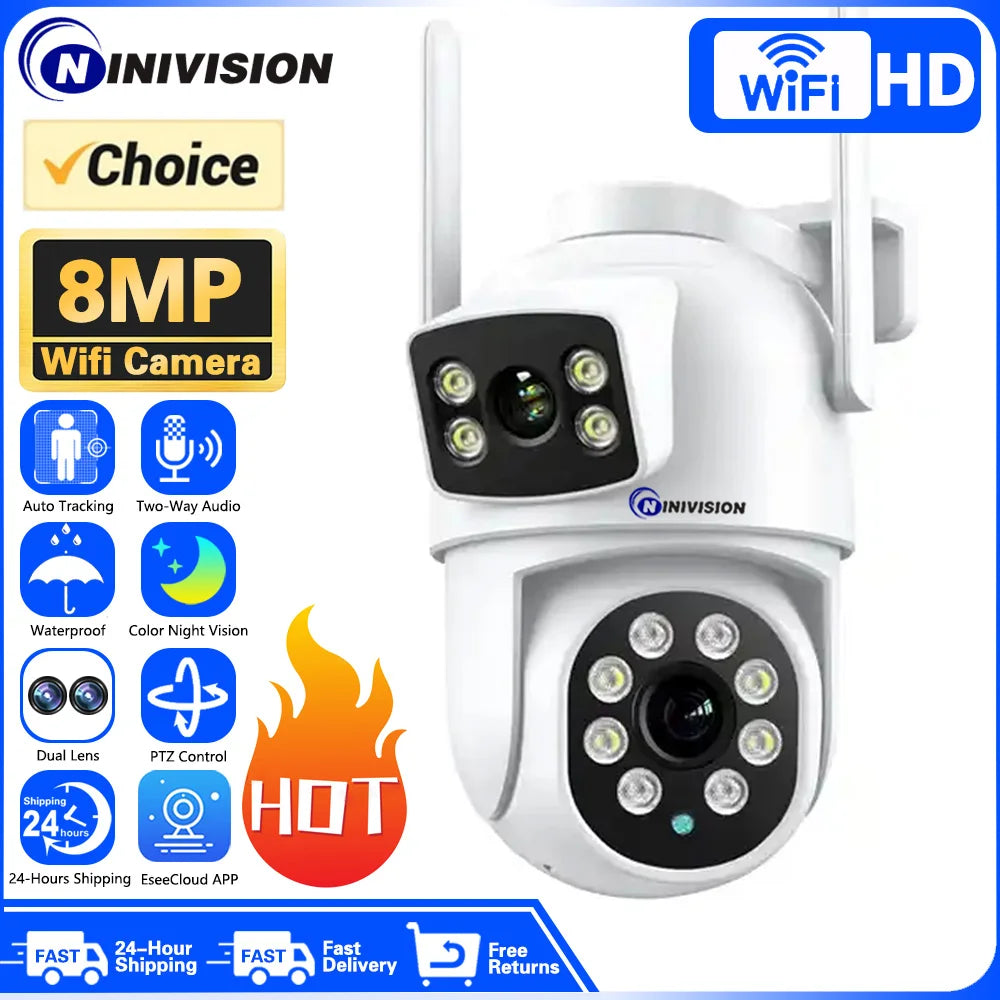 Outdoor/Auto/Home Infrared Surveillance Camera(Tilt 360°)