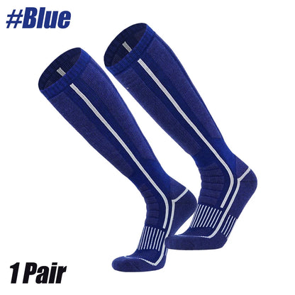 1Pair Ski Socks Skiing Socks Neuropathy OTC Women Men Thermal Knee High Warm Winter Snow Skating Snowboarding Socks Merino Wool
