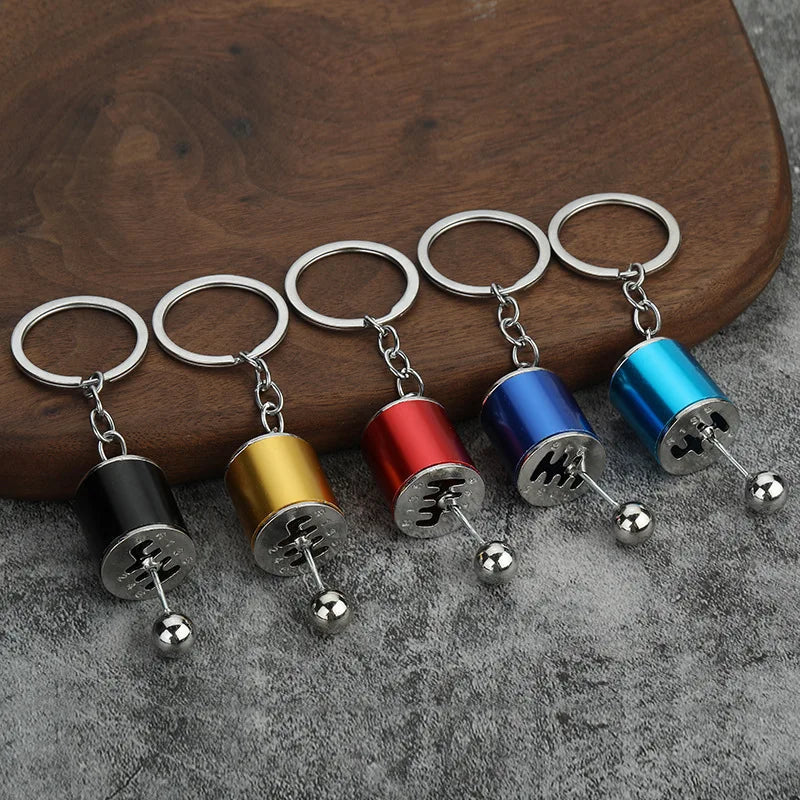 Car Modification Gear Shift Head Keychain Antistress Fidget Toys For Anxiety ADHD Autism