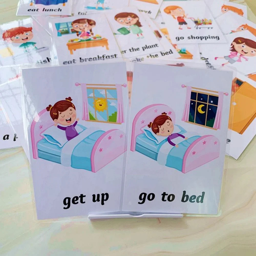 Read & Write English: Educational Animal Flash Cards for Children( 0-3 yrs. old)