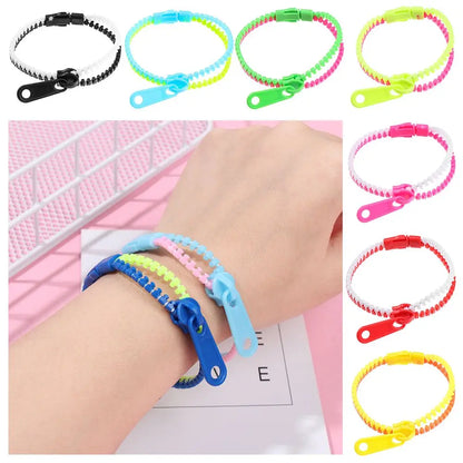 Sensory Zipper Fidget Bracelet, Zip Stimulus Toys. Stress & Anxiety Relief Autism ADHD