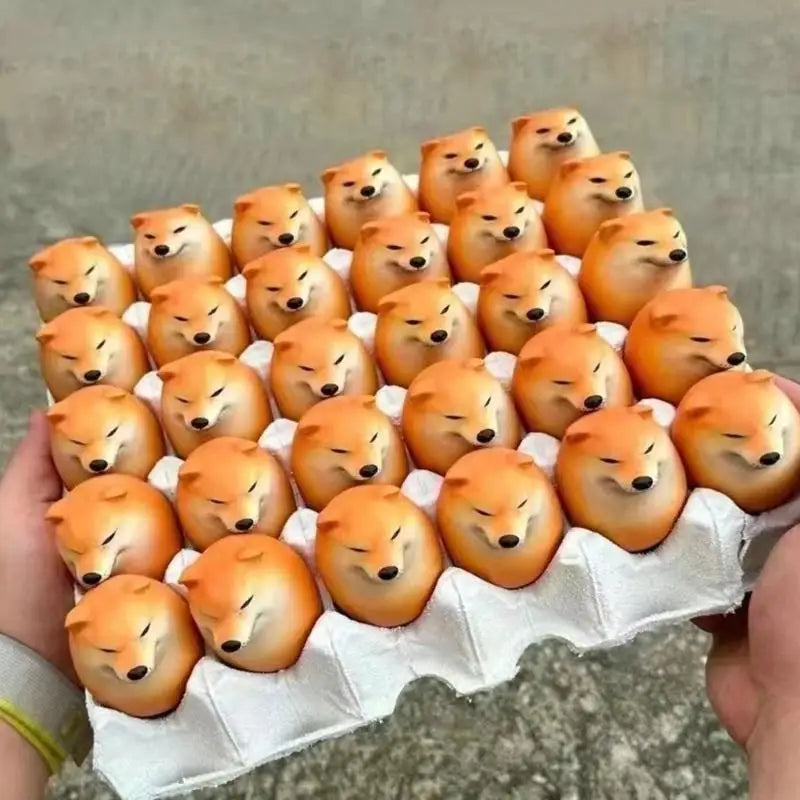 Squeezable Toy, Shiba Stretchy Animal Soft Decompression Stress Relief Fidgets Autisms Favor Hand Squeeze Toy