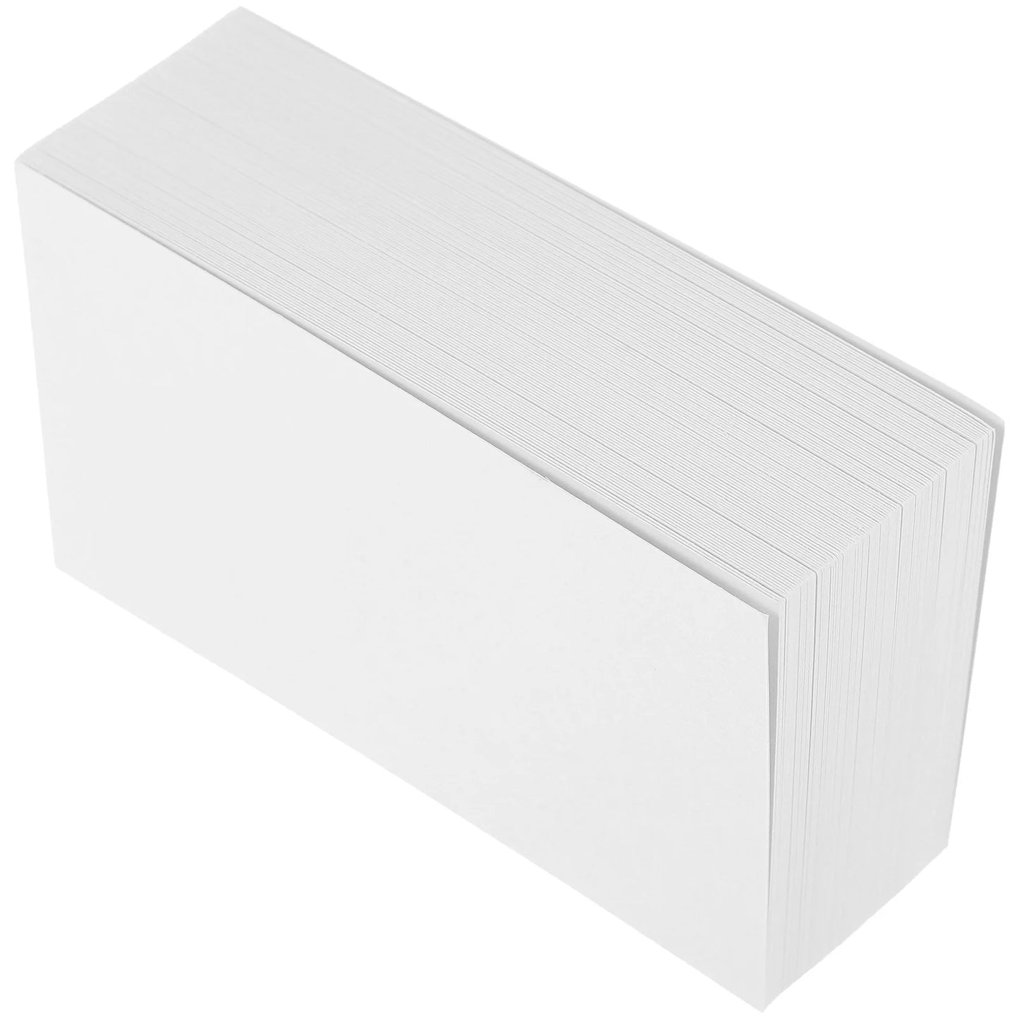 Motor Skills: 200 Pcs Blank Paper Notes Flash Cards Memory Learning