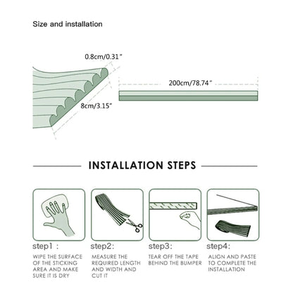Edges & Furniture Safety Guards Protective NBR Cushion Childsafe Corners Baby Caring Child Proofing for Fireplaces