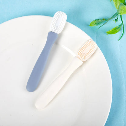 Speech: Silicone Chewing Teether Trainer Brush Stick for Kids Adult Oral Motor Mandible Bite Force Trainer Autism Sensory Speech Therapy