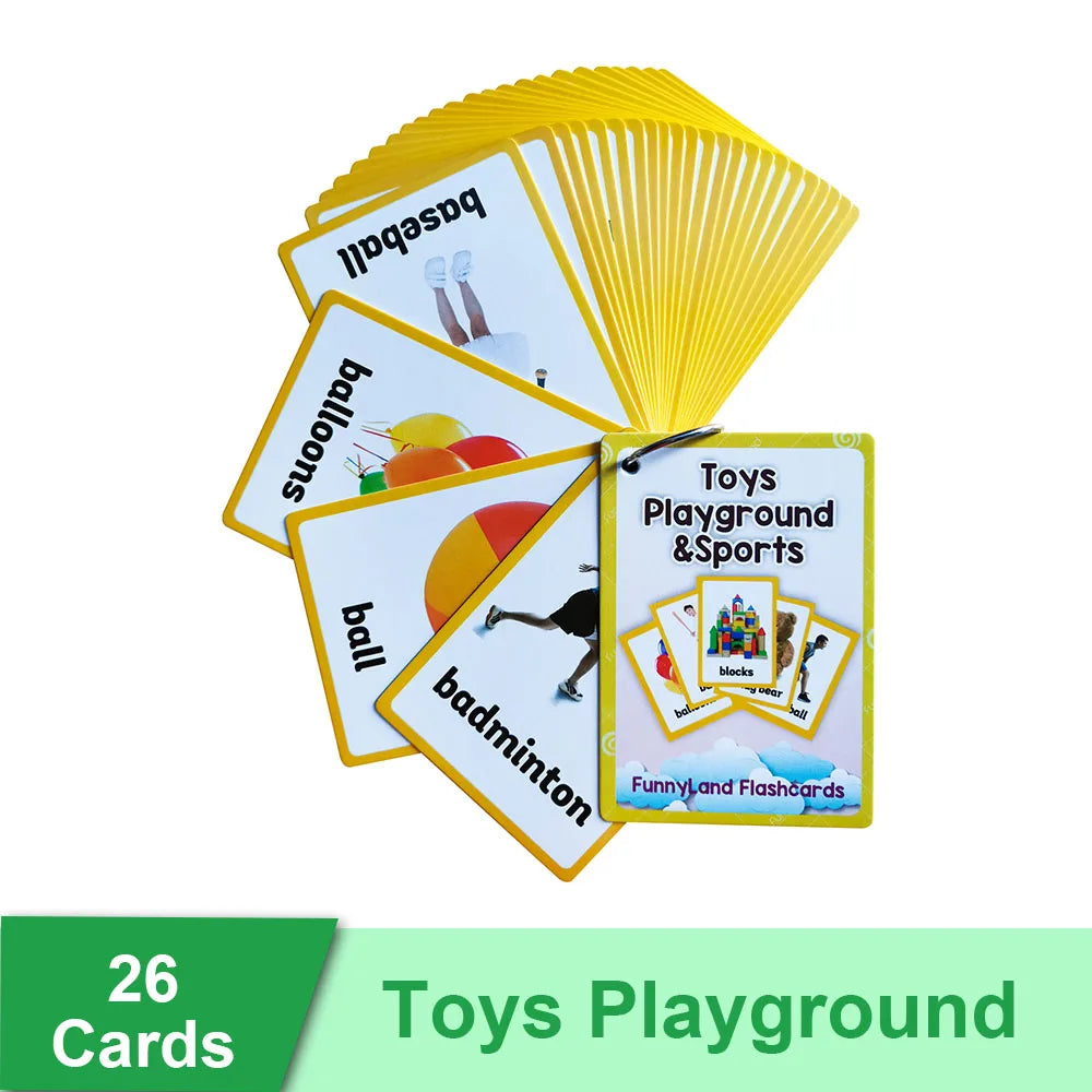 Read & Write English: Kids 3-8 Years English Words Cards Vocabulary Building Montessori Learning Toys Kindergarten Teaching Aids Educational Flashcard