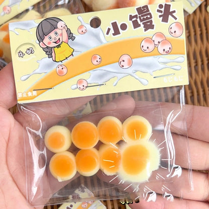 Squeeze Stress Toy Decompression Soft Anxiety Toy Steamed Buns Toy for Autisms Dropship