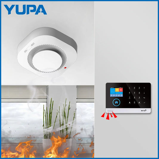 Fire & Gas Alarm: Home Wireless Smoke Detector & Sensor Alarm