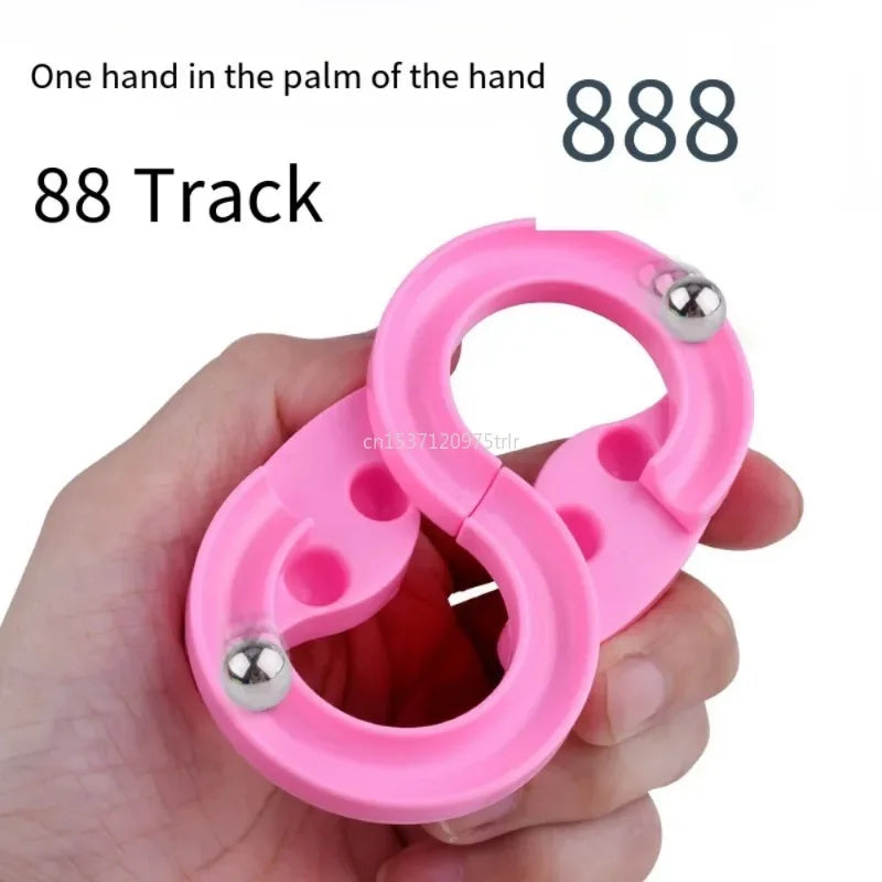 Stress: Handheld 88 Track Finger Flexible Fidget. Sensoriel Anxiety and Stress Relief, ADHD Decompression Training