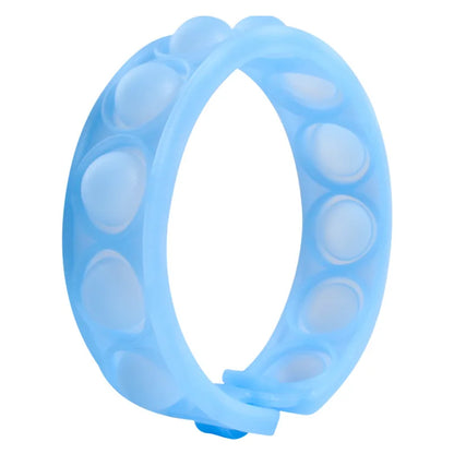 Color decompression bubble dimple toy, irritability anti-stress, Anxiety & Sensory relief color silicone bracelet