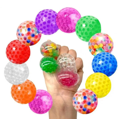 Stress: Funny Squeezing Grape Ball Soft Glue Squeezing Toy, Alleviates Anxiety