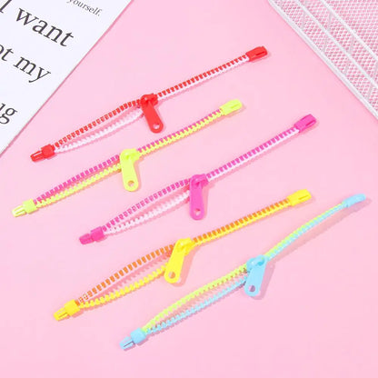 1 PC Sensory Zipper Fidget Bracelets Zip Stim Bracelet Toys Stress Anxiety Relief Autism ADHD Toys Fashion Jewelry Accessories