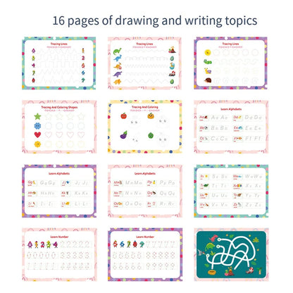 Montessori Book Learning Toys 32 Themes Activity Binder Early Educational Autism Sensory Toys