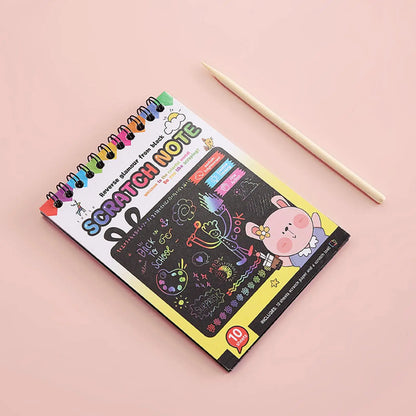 Motor Skills: Preschool Learning (Do-it-Yourself) Drawing Scratch Painting