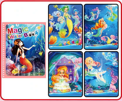 Motor Skills: Magic Water Painting/Reusable Children Activity books