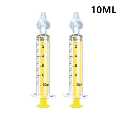 First Aid: Baby Nasal Aspirator Syringe(2pcs), Rhinitis Cleaning Equipment