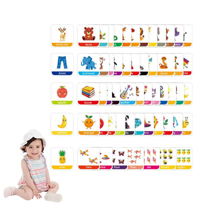Alphabet & Numbers: Kids Flash Cards for Preschool. Learn the Alphabet, English Words, Shapes, Colors, and Numbers
