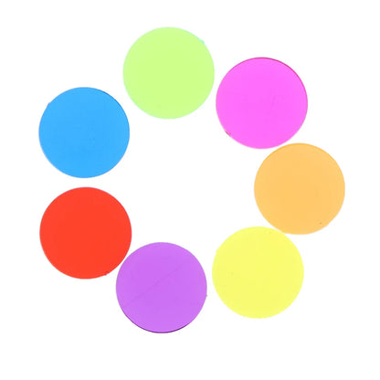 Tools for Math Learning Resources(100/50 pcs), Montessori Education Color Bingo Chips