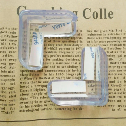 4pcs/set Children Safety Table Conner Protector Transparent Angle Form Furniture Edge Cover Guards Table Conner Proofing Case