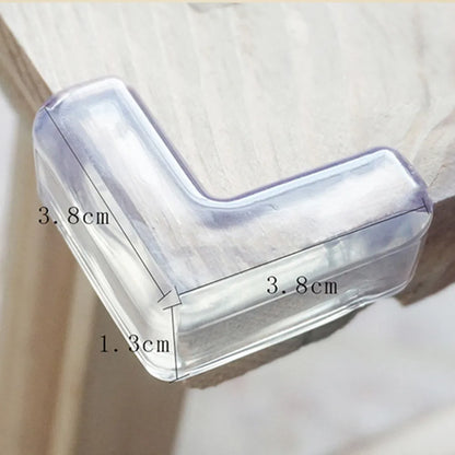 4Pcs/set Baby Safety L Shape Transparent Protectors for Table & Furniture Guards
