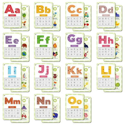 Sensory: Educational Learning Cards Learning Cards 30 Pieces Alphabet Flash Cards Shape Interactive Educational Toy Sight Words Sensory To