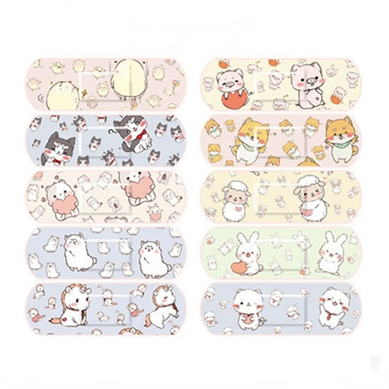 Band Aids: Cartoon Animals (120 pcs)
