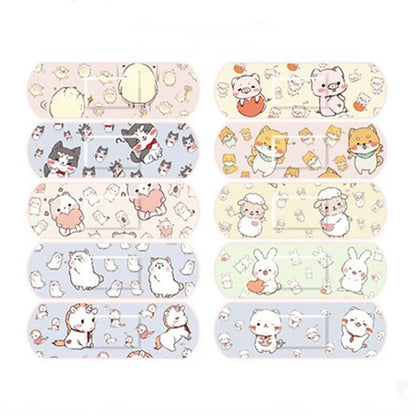 Band Aids: Cartoon Animals (120 pcs)