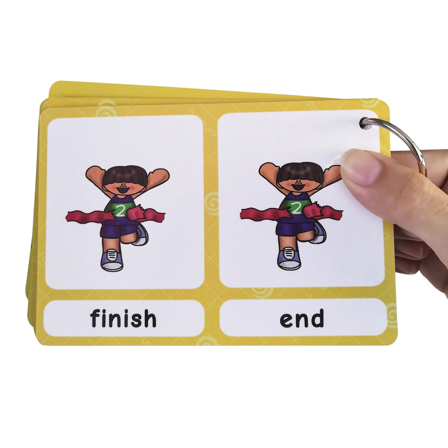 Read & Write English: 120 Groups Opposites Synonyms English Flashcards Word Card Games for Kids Baby Learning Educational Toys For Children Montessori
