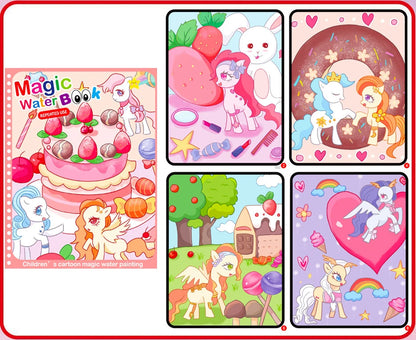 Motor Skills: Magic Water Painting/Reusable Children Activity books