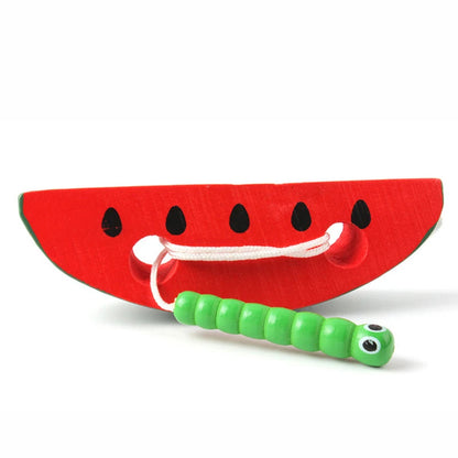 Primary Lacing Beads Educational Montessori Stringing Toy Autism Toys Toddlers Kids Preschool Children Training Gifts
