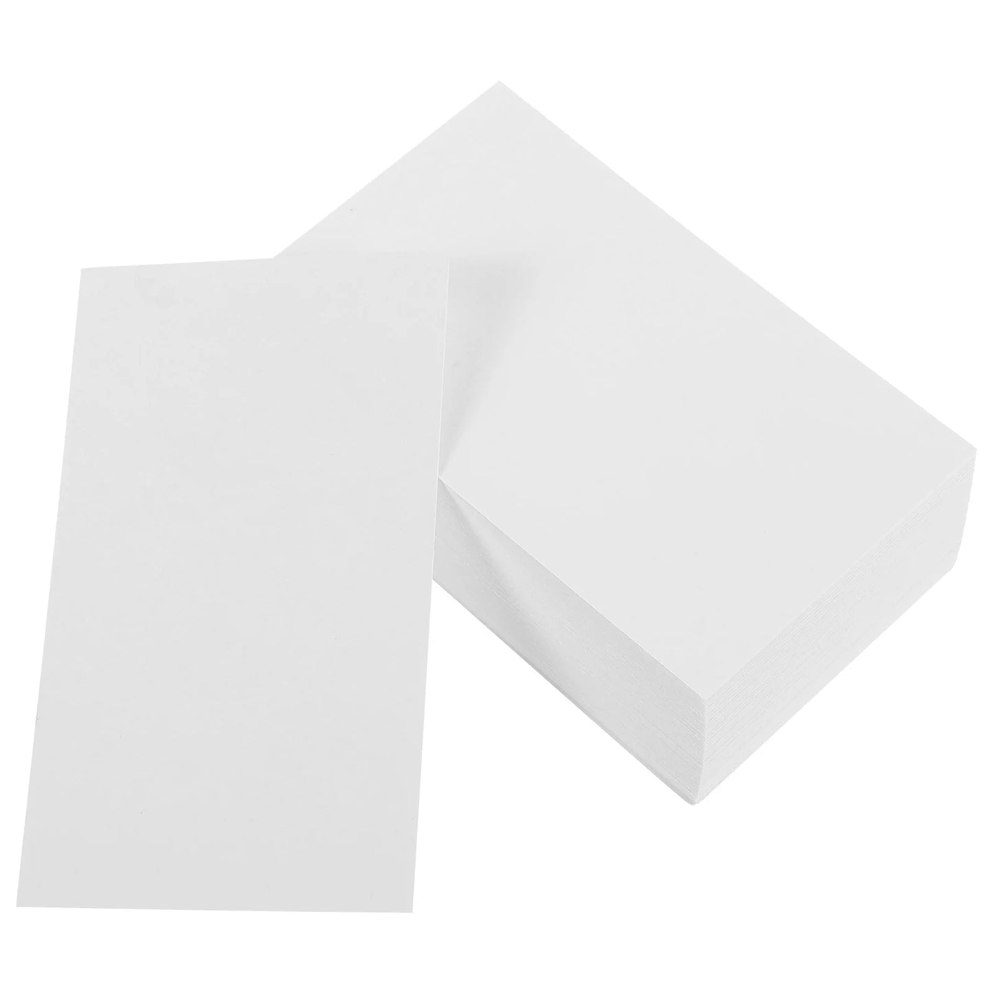 Motor Skills: 200 Pcs Blank Paper Notes Flash Cards Memory Learning