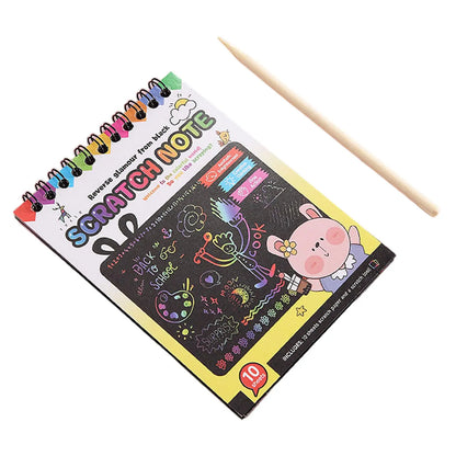 Motor Skills: Preschool Learning (Do-it-Yourself) Drawing Scratch Painting